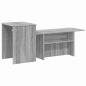 Preview: Konsolentisch Graues Sonoma 80 x 50 x 225 cm Holzwerkstoff
