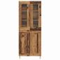 Preview: Highboard 2 pcs Altholz 69,5 x 34 x 180 cm Holzwerkstoff