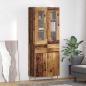 Preview: ARDEBO.de - Highboard 2 pcs Altholz 69,5 x 34 x 180 cm Holzwerkstoff