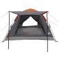 Preview: Sofort-Zelt mit Regenhaube für 3 Personen, schnell abnehmbar