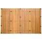 Preview: Badematte Uni Braun 80 x 50 cm Holz