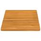 Preview: Badematte Uni Braun 59 x 40 cm Holz