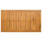 Preview: ARDEBO.de - Badematte Uni Braun 100 x 55 cm Holz