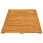 Preview: Badematte Uni Braun 100 x 55 cm Holz