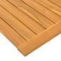 Preview: Badematte Uni Braun 100 x 55 cm Holz