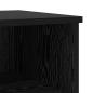 Preview: Bettschrank Schwarz Eichen-Optik 40 x 35 x 50 cm Holzwerkstoff