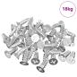 Preview: Spiegel Halterungsbracket 340 pcs Nickel 35 x 30 x 8,3 mm Stahl