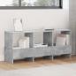 Preview: ARDEBO.de - Magazinregal Beton Grau 102 x 30 x 45 cm