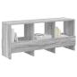Preview: Magazinregal Sonoma-Grau 102 x 30 x 45 cm