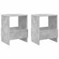 Preview: Magazinregal 2 pcs Beton Grau 35 x 30 x 45 cm