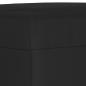 Preview: Sitzbank Schwarz 100x35x41 cm Mikrofasergewebe