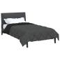 Preview: ARDEBO.de - Sommerdecke Schwarz und Anthrazit 220 x 140 cm Mikrofaser