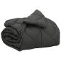 Preview: Ganzjahresbettdecke Anthrazit 220 x 135 cm Mikrofaser