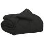 Preview: Ganzjahresbettdecke Schwarz 200 x 155 cm Mikrofaser