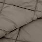 Preview: ARDEBO.de - Ganzjahresbettdecke Hellgrau 200 x 140 cm Mikrofaser