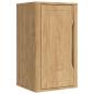 Preview: Badezimmer-Wandschrank mit Regal Wachsbraun 60 x 40 x 80 cm