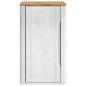 Preview: Badezimmer-Wandschrank mit Regal FLORO Weiß 35 x 30 x 60 cm