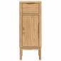 Preview: Badezimmerschrank mit Schubladen Wachsbraun 35 x 30 x 85 cm