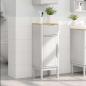 Preview: Badezimmerschrank FLORO Weiß 35 x 30 x 90 cm Massivholz Kiefer