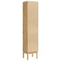 Preview: Bad hoher Schrank Wachsbraun 36 x 30 x 160 cm Massivholz Kiefer