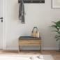 Preview: ARDEBO.de - Flurbank mit Kissen Artisan-Eiche 60 x 38 x 46 cm