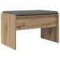 Preview: Flurbank mit Kissen Artisan-Eiche 60 x 38 x 46 cm
