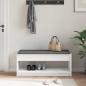 Preview: Flurbank Weiß 103 x 38 x 45 cm