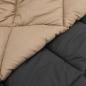 Preview: Sommerdecke Anthrazit und Taupe 220 x 260 cm Mikrofaser