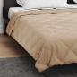Preview: Sommerdecke Taupe 220 x 240 cm Mikrofaser