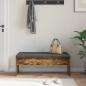 Preview: Flurbank mit Kissen Ger?ucherte Eiche 103 x 38 x 40 cm