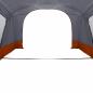 Preview: Caravan Zelt mit Dach Grau und Orange 400 x 270 x 245 cm