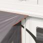 Preview: Caravan Zelt mit Dach Grau und Orange 400 x 270 x 245 cm
