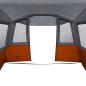 Preview: Heckklappenzelt mit Dach Grau und Orange 350 x 250 x 245 cm