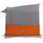 Preview: Heckklappenzelt mit Dach Grau und Orange 350 x 250 x 245 cm
