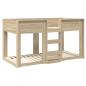 Preview: Etagenbett für Kinder Sonoma-Eiche 75 x 190 cm Holzwerkstoff