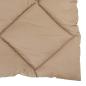Preview: Winterbettdecke Taupe 200 x 135 cm Mikrofaser