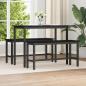 Preview: ARDEBO.de - Esstischbank Schwarz Eichen-Optik 100 x 32,5 x 48,5 cm