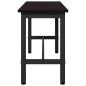 Preview: Esstischbank Schwarz Eichen-Optik 100 x 32,5 x 48,5 cm