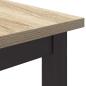 Preview: Tisch Sonoma-Eiche 100 x 50 x 76,5 cm Ingenieure Holz und Stahl