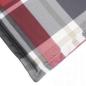 Preview: Sonnen-Lounger Kissen Rot und Grau 180 x 60 x 4 cm Oxford-Stoff