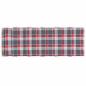 Preview: Sonnen-Lounger Kissen Rot und Grau 180 x 60 x 4 cm Oxford-Stoff