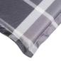 Preview: Sonnen-Lounger Kissen Plaid Grau 180 x 60 x 4 cm Oxford-Stoff