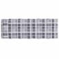 Preview: Sonnen-Lounger Kissen Oxford-Stoff Grau 180 x 60 x 4 cm