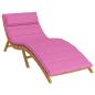 Preview: ARDEBO.de - Sonnen-Lounger Kissen Rosa 180 x 60 x 4 cm Oxford-Stoff