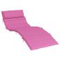 Preview: Sonnen-Lounger Kissen Rosa 180 x 60 x 4 cm Oxford-Stoff