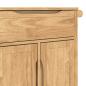 Preview: Küchentrolley FLORO Wachsbraun 72,5 x 45 x 80 cm