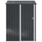 Preview: Gartenhütten Anthrazit 153,5 x 86 x 200 cm Metall