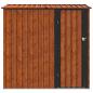 Preview: Gartenhütten Braun 203,5 x 73 x 200 cm Metall