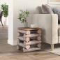 Preview: Hocker Natur 30 x 30 x 38 cm Massivholz Teak