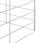 Preview: Hasenkäfig Silber 400 x 100 x 210 cm Verzinkter Stahl